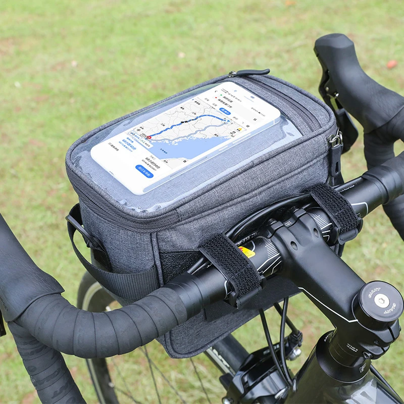 Outdoor Sports Cycling Equipment Reflective Mark Bicycle Pannier Front Tube Basket Waterproof Bike Handlebar Bag