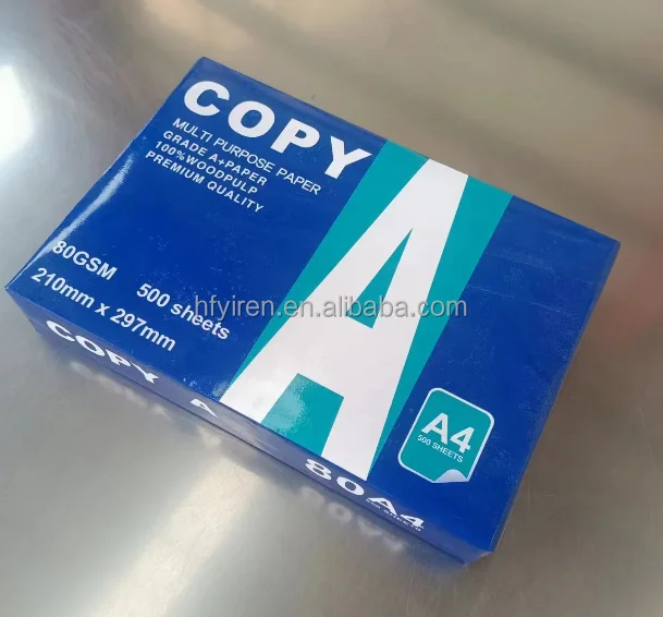 Wholesale Original A4 Copy Paper A4 Copy a 70gsm 75gsm 80gsm Factory Price