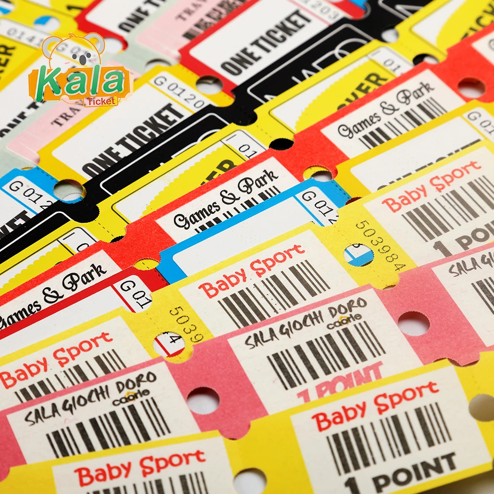 2023 redemption tickets for various ticket game machine raffle ticket