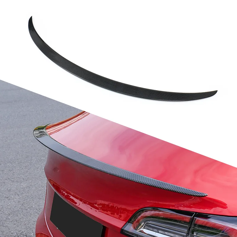 Tail Rear Trunk Spoiler Lip Wing Rear Window Waterproof Trunk Tail Wing Spoiler for Tesla Model 3 Car Accessories