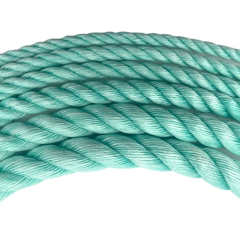 Twisted rope type PP 3 strand rope with lead inside fishing lead rope