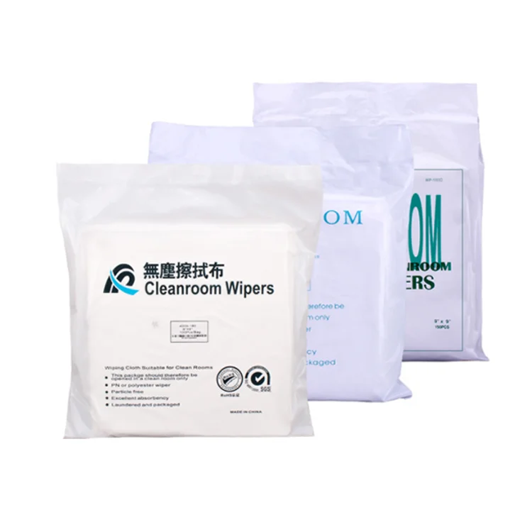 Microfiber Wipes Polyester and nylon for Cleanroom Wipers Electronics 160g 180g dry wipes
