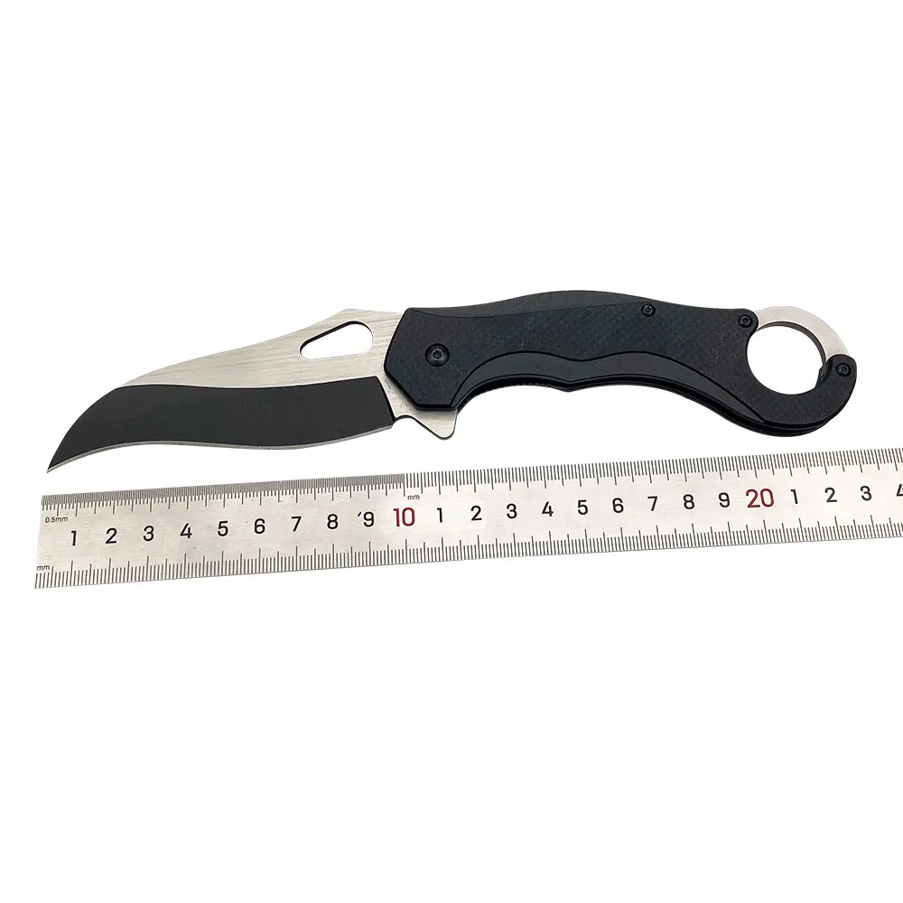Sharp Outdoor Eagle Type Claw Tactics Fighting Knife G10 Handle Seek Survival Folding Blade Knife