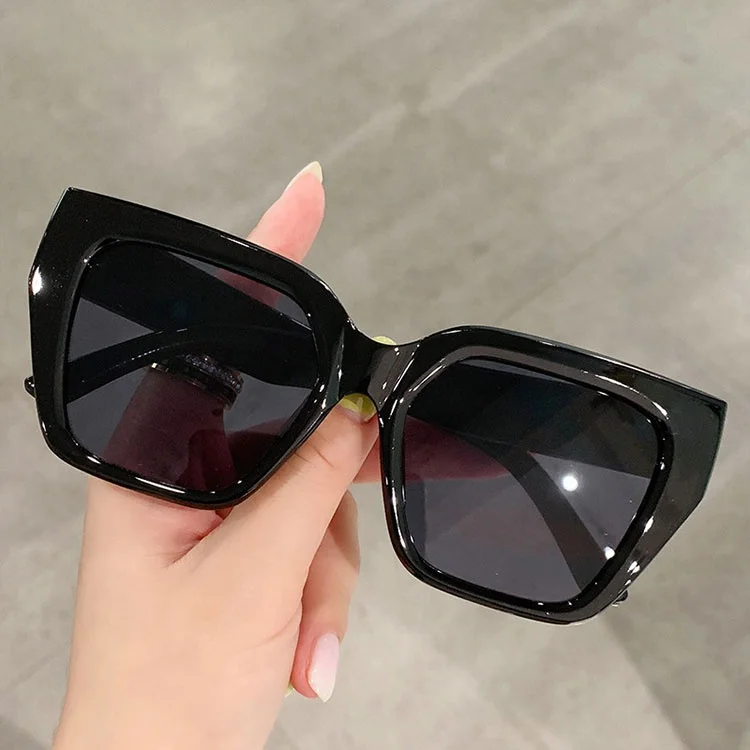 Wholesale Polygon Super Sunglasses 2022 Women Fashion Shades Sun Glasses for UV400