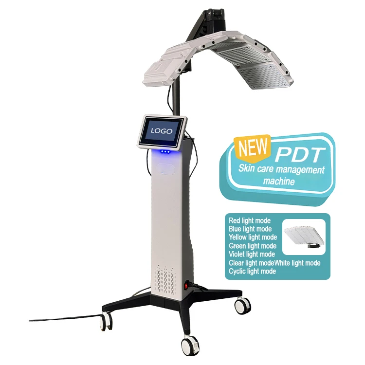 Vertical Pdt Led Light Photodynamic Facial Skin Care Rejuvenation Photon Therapy Machine Wrinkle Remover Pain Relief Facial