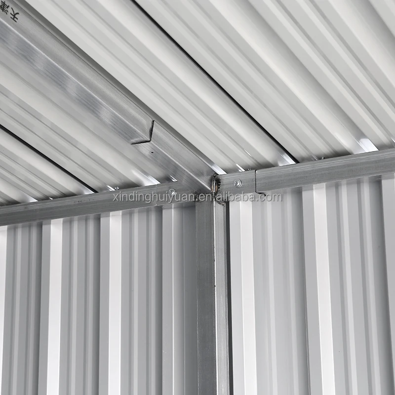 HUIDING  Simple Garden Tools Shed for  Sale Wholesale Metal Shed Storage Tin house with foundation