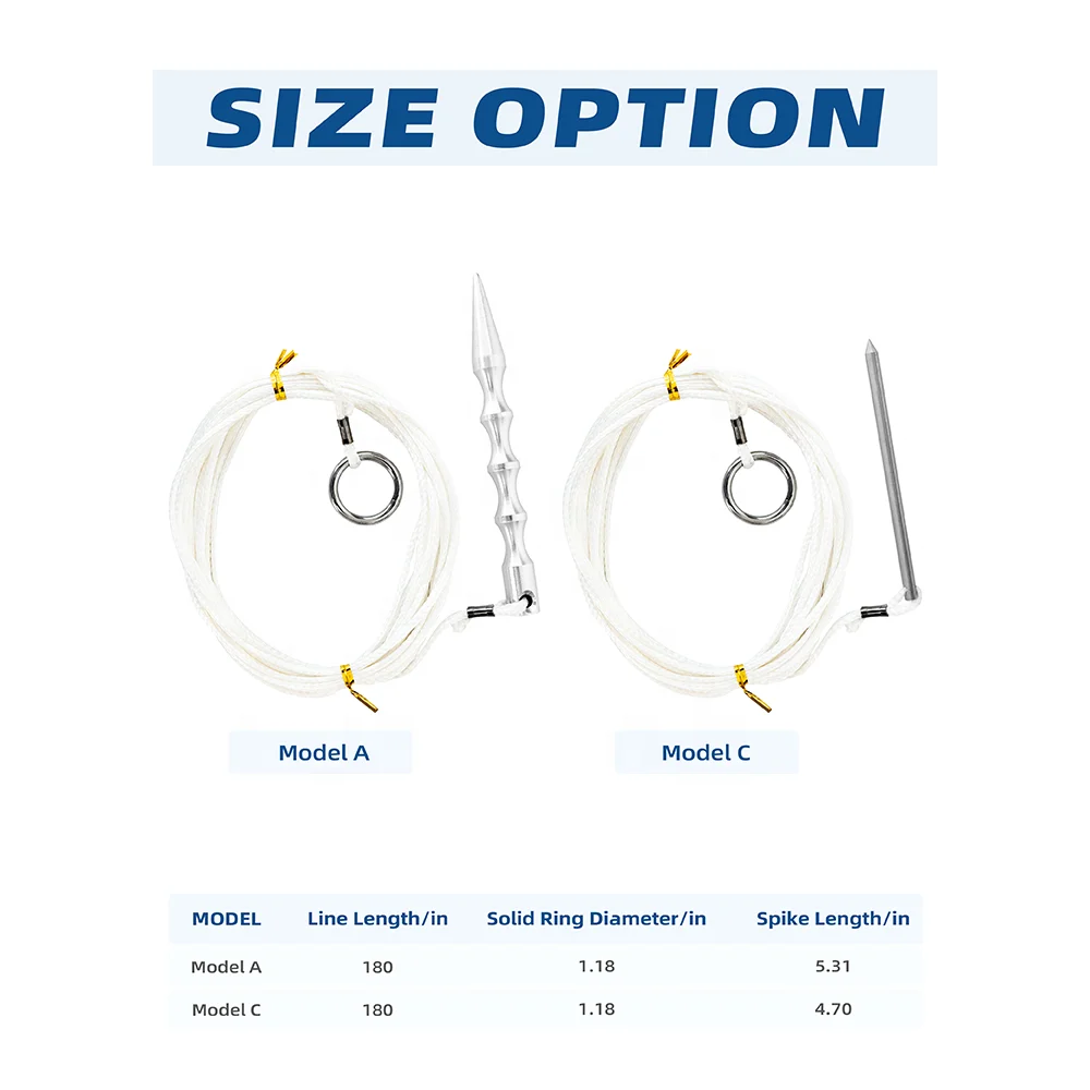 Fishing Tackle Stringer Clip Fish Lock Stainless Steel Rope Fish Lock