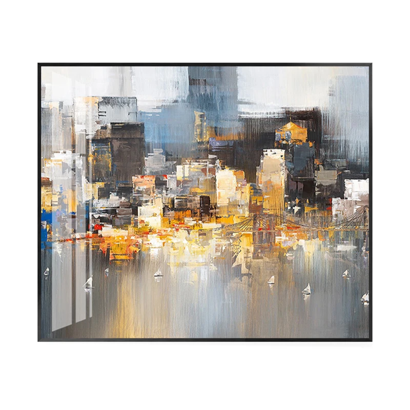 Decorative paintings Large Stock Wall Art Painting Nordic mural Decorative paintings abstract electric meter box