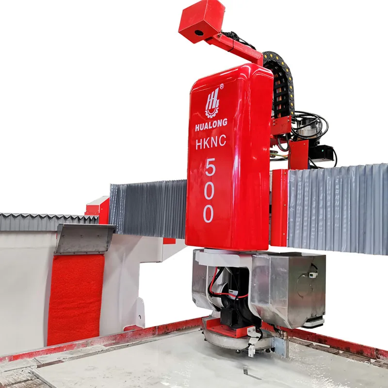 Hualong; Машин Италия программного обеспечения 5 Axis CNC пила для резки камня каменная плитка резак машины мрамора