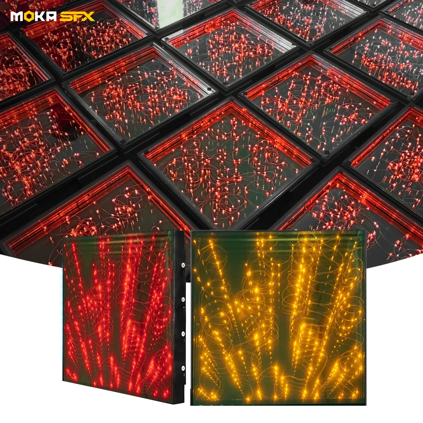 Moka Pista De Baile Gold Lighted Dance Floor Light Up Dance Floor Led Dance Floors