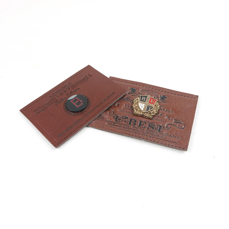 Good Price Factory Direct Supply Leather Jeans Label Patch Custom Jeans Label leather label jeans