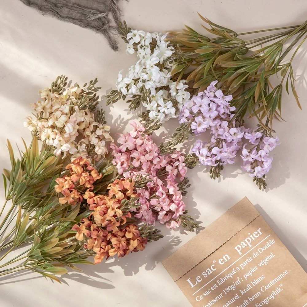 Ling Li 5-дюймовый гиацинт, искусственный цветок, оптовая продажа, домашние трансграничные Свадебные украшения на Рождество, День Святого Валентина, Новинка