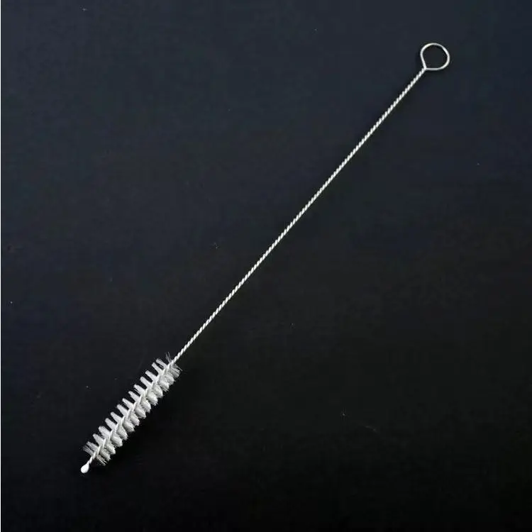 Glass Tube Smoking Pipe Factory Wholesale Different Solid Color Glass Straw with Ball At The Bottom Juice Straw Drinking