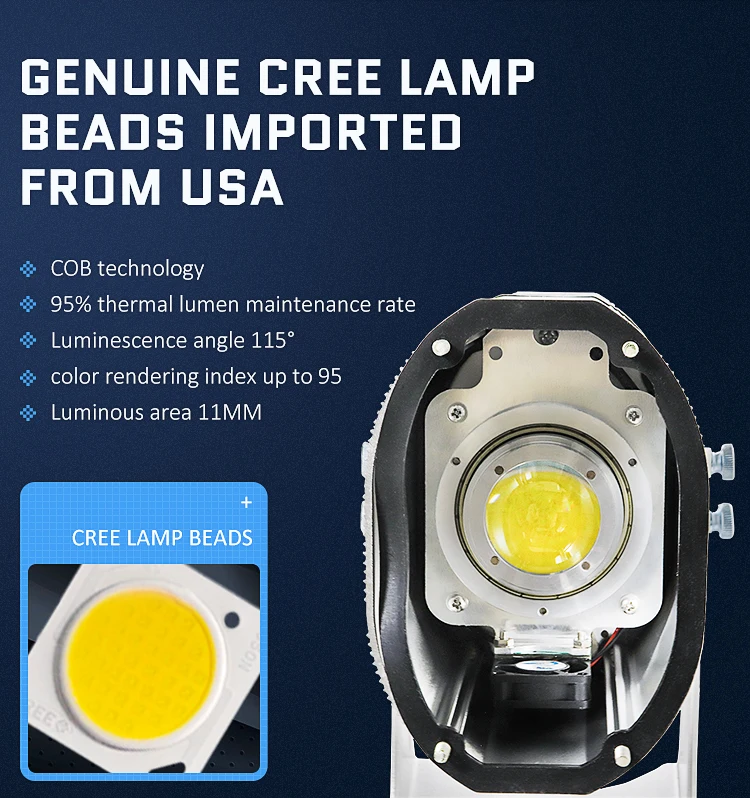 Waterproof 80w Gobo Projector Outside Your Studio With