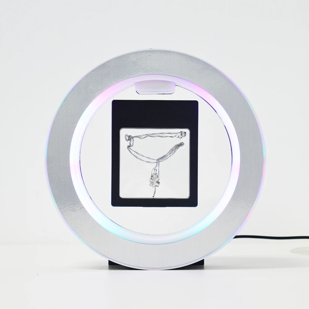 2023Popular White Sport Shoe with Magnetic Floating Function as Business Advertisement