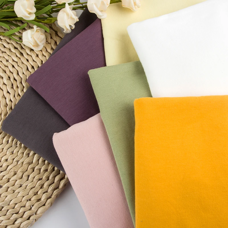 STS2014  - 170gsm DuPont Sorona Fabric 72%Cotton 28%Sorona Jersey Knit Fabric For T Shirt