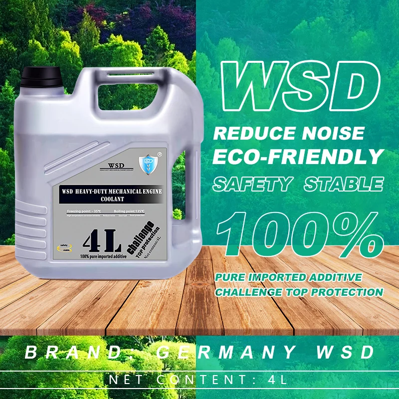 WSD 4L Antifreeze Heavy-duty Mechanical Motor Vehicle Radiator Conductivity Engine Coolant for Car