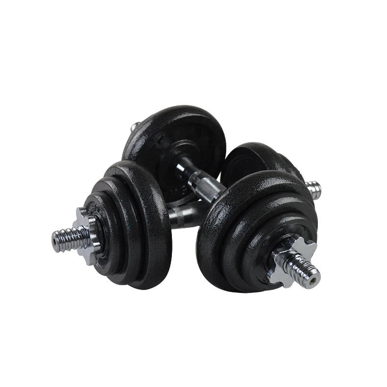 Weight Lifting For Gym Black 20Kg Weight Adjustable Dumbbell Set