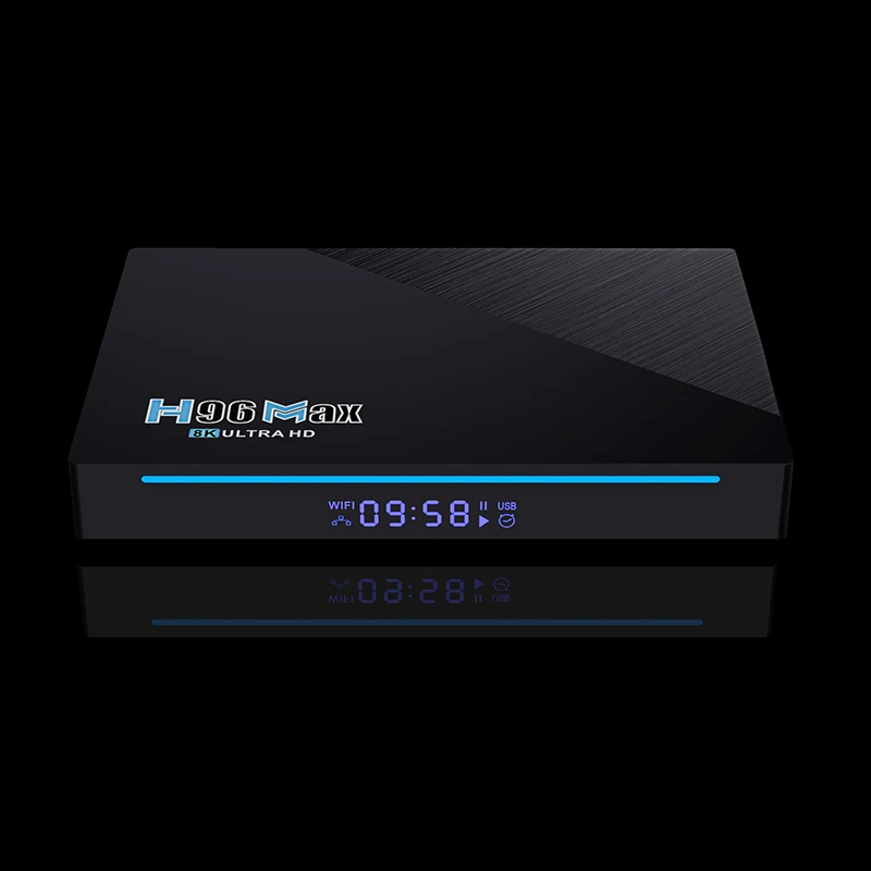Android 11 0 8K H96 MAX-3566 RK3566 2 4G/5 ГГц двухдиапазонный Wi-Fi BT4.0 android tv box 4 ГБ/8 Гб RAM 32 ГБ/64 Гб/128 ГБ ROM