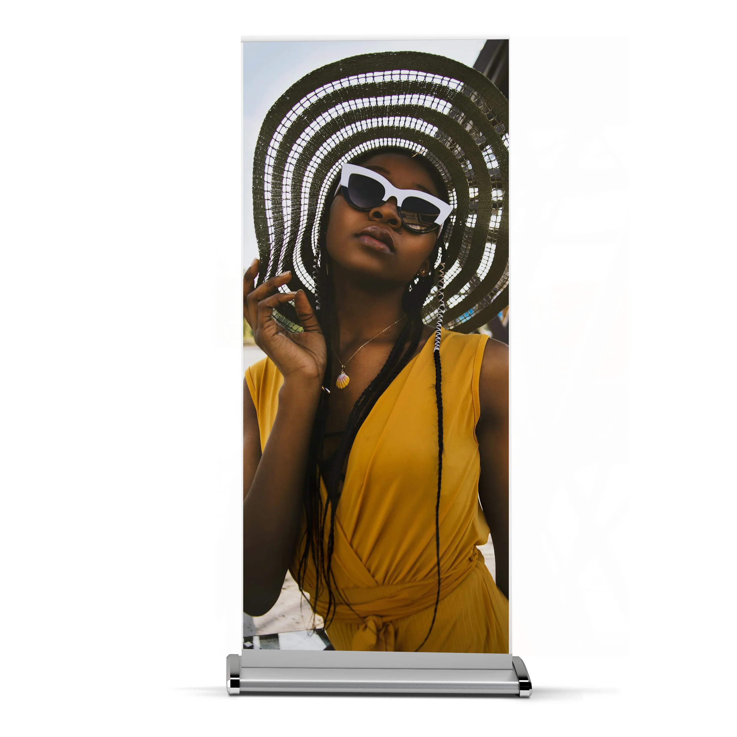 Portable roll up banner Customize Logo Advertising Promotion  display pull up banner stands display