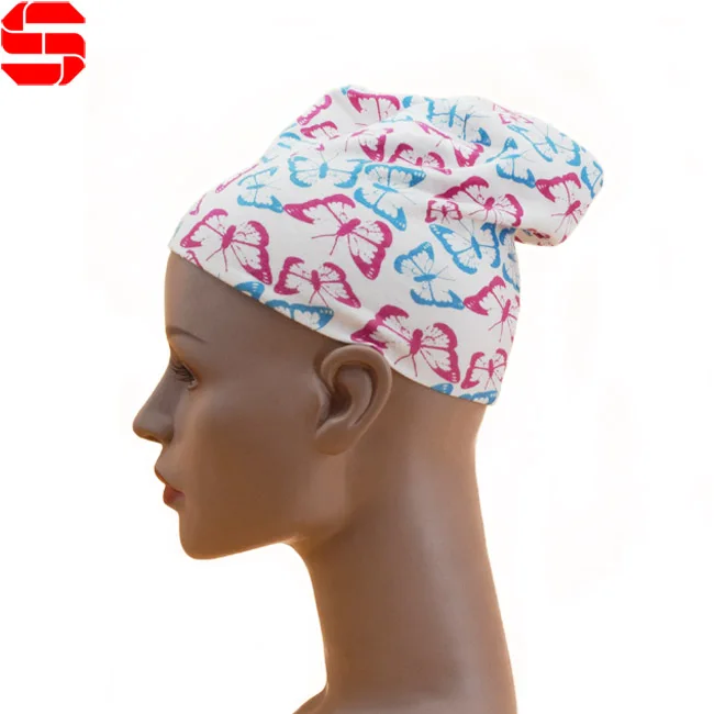 Cotton Jersey Slouchy Beanie Printing  Hat Fashionable  Rasta Hat Custom Logo