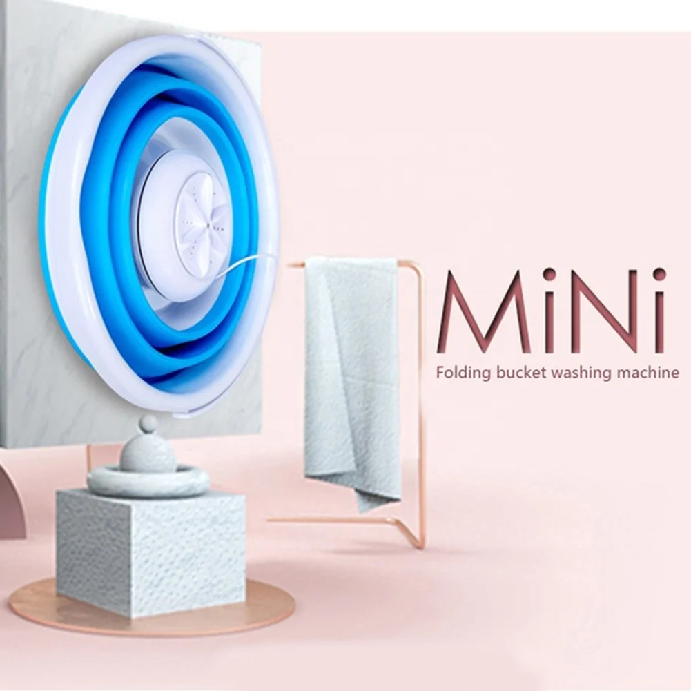 Складная Ванна для стирки портативная мини-стиральная машина автоматическое ведро одежды