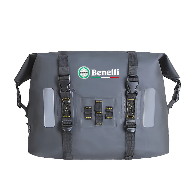 Roll Top Rider PVC Custom Waterproof Delivery Saddle Tank Bag Motorcycle Bag