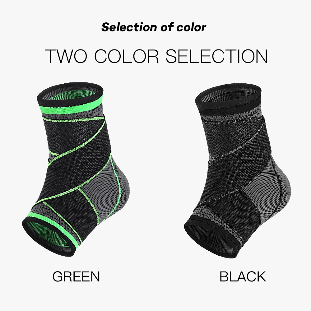 Ankle Support Sleeve Compression Adjustable Elastic Sports Basketball Ankle Brace