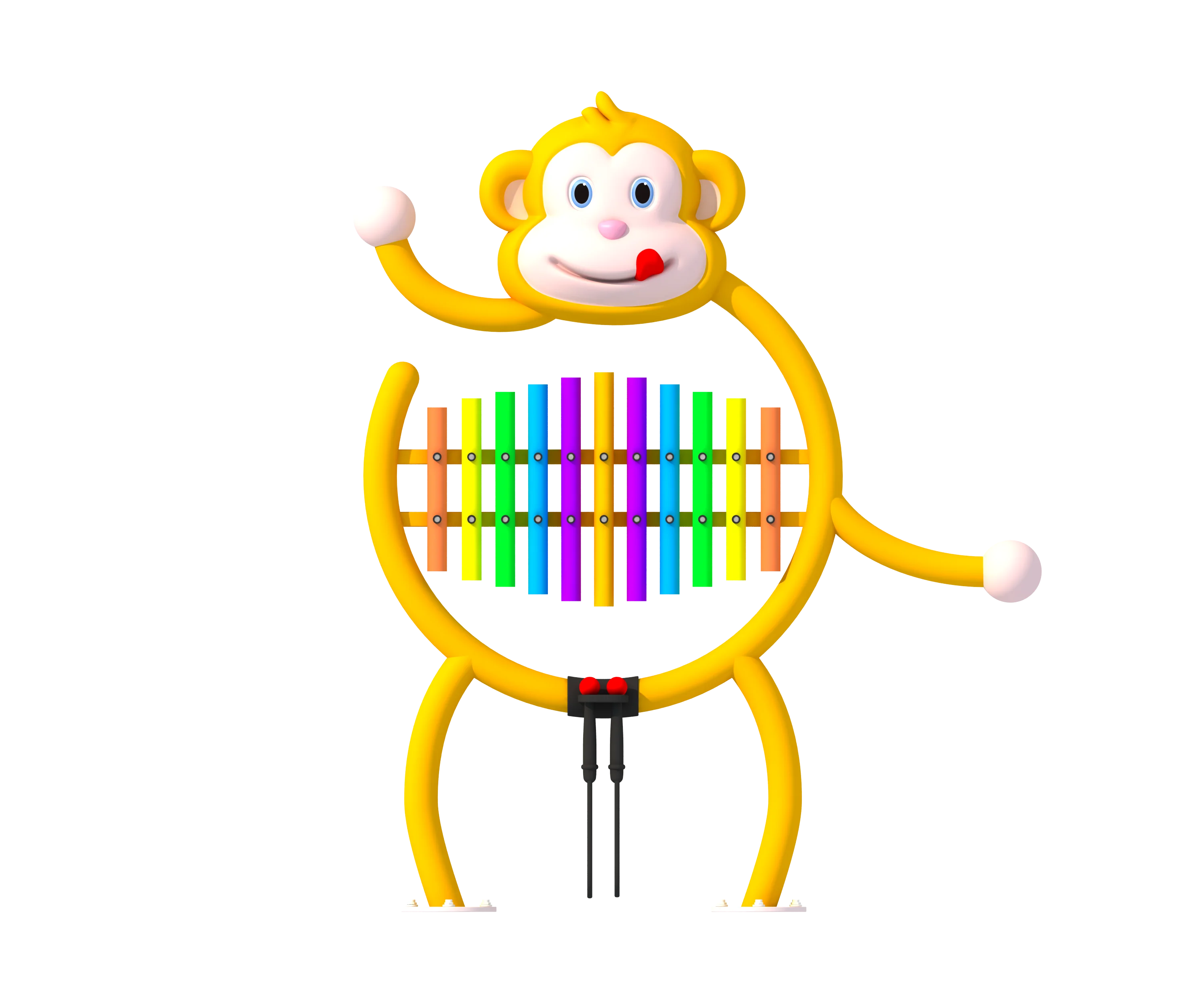 Набор музыкальных инструментов для улицы marimbas ударный инструмент детский ксилофон парка