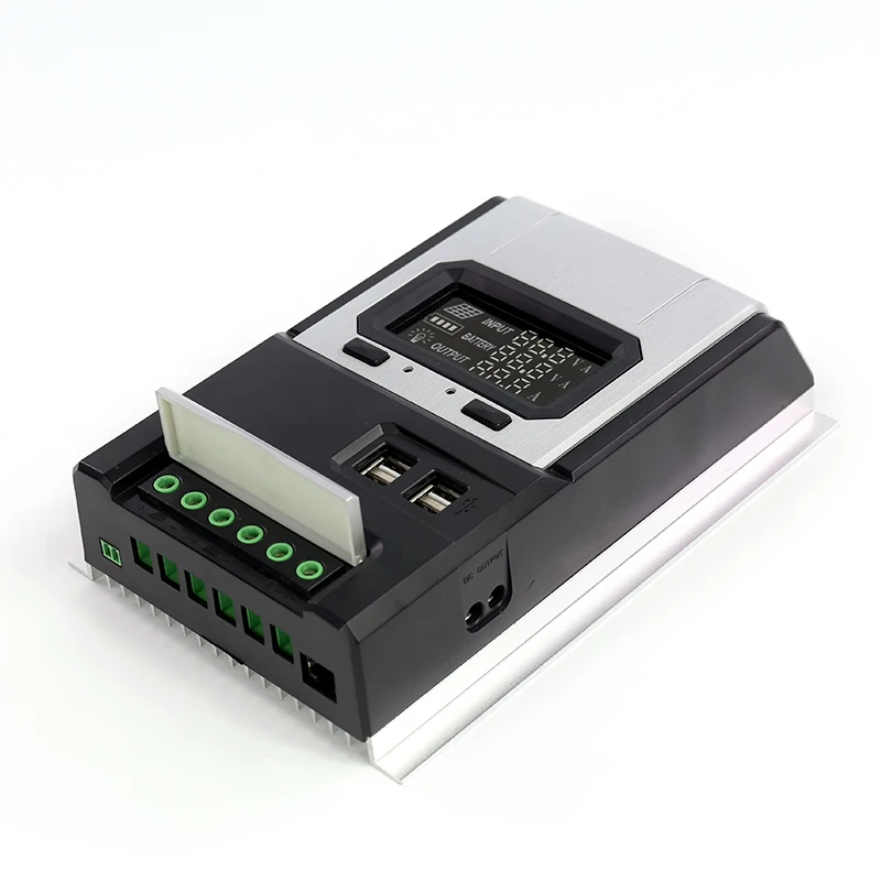 LNLEE LCD Display MPPT 12v 24v 10A 20A Solar Charger Controllers