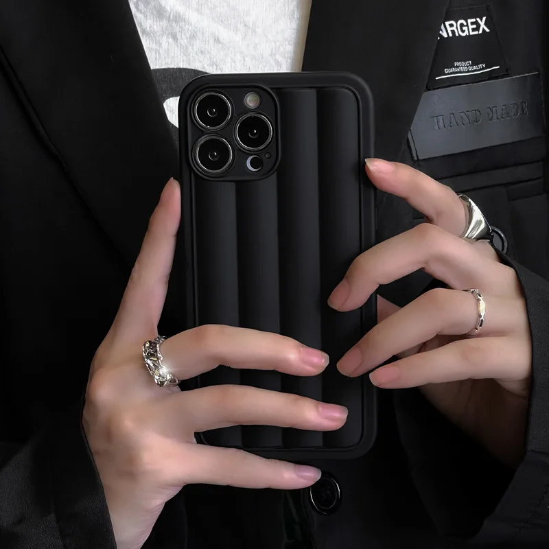 New Products The Pure Cool Black Roman Column Street Fashion Cell Phone Case For iPhone X XS XS Max 11 12 13 Pro Max