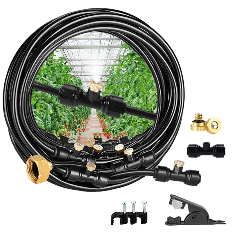 Система запотевания водяного охлаждения на открытом воздухе 8 м портативная для открытого сада