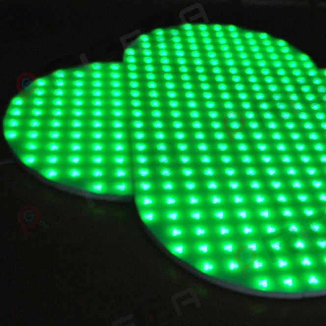 60*60 см специальная форма Led Красочный цифровой