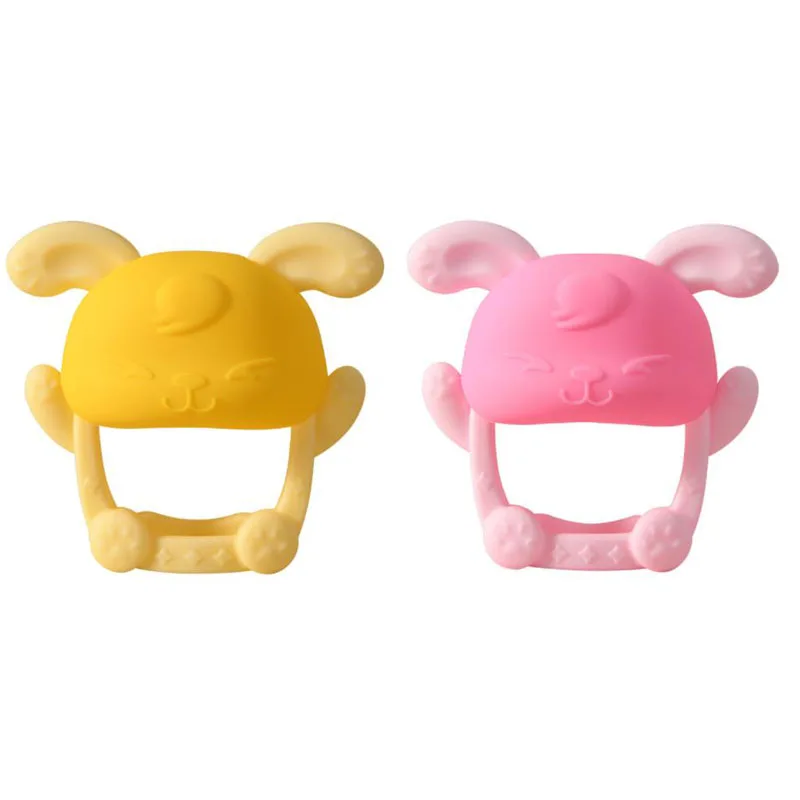 Sucking Needs Food Grade Silicone Baby Infant Soothing Teether Teething Pain Relief Teething Toy