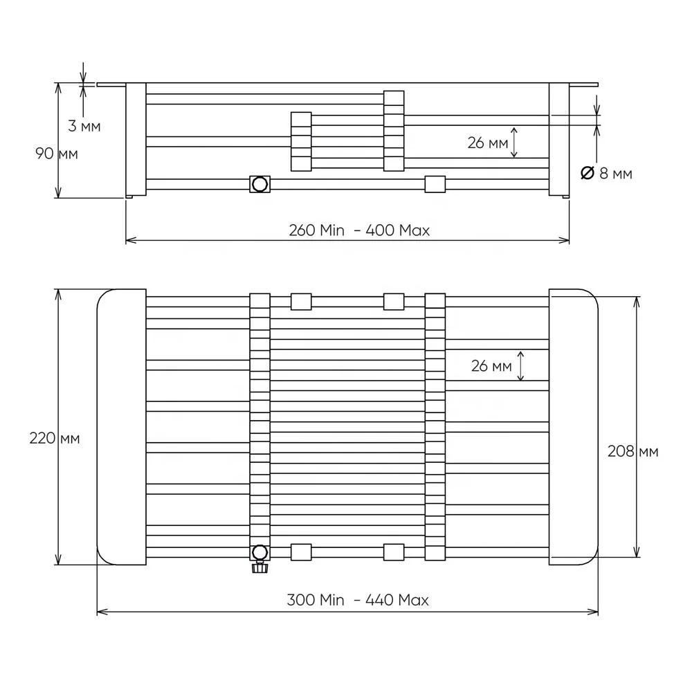 Высококачественный расширяемый стальной дуршлаг для кухонной раковины, дуршлаг