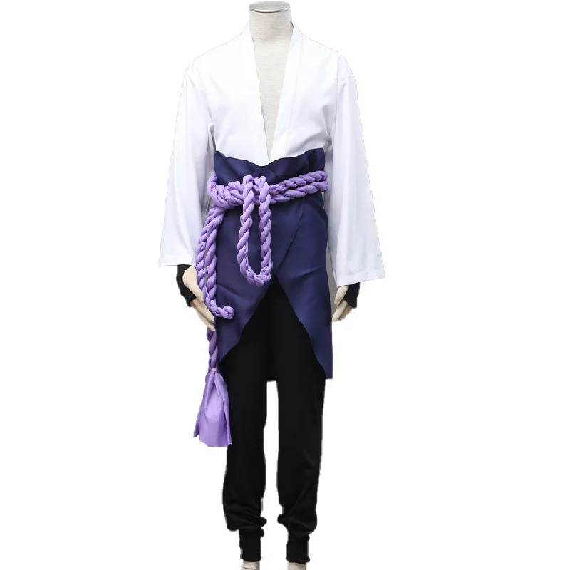 Anime Cosplay Sasuke Suit Costume Halloween Cosplay Shoes Comic Uchiha Cosplay Suit Roleplaying Clothes Stage Performance Man