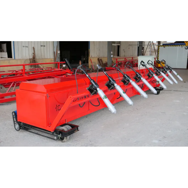 Высокопроизводительный шнековый валик для укладки бетонной дорожной плитки