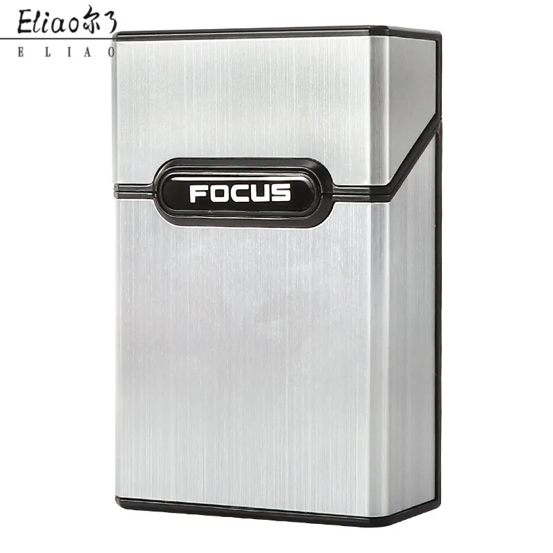 Erliao Aluminum Alloy Cigarette case High Quality Portable Wholesale Box