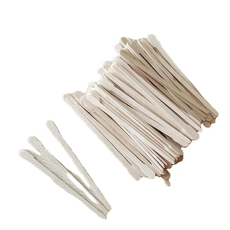 Одноразовые Деревянные шпатели из березы, 3,5 дюйма, 4,5 дюйма, 6,5 дюйма, для удаления волос на лице и теле бровей