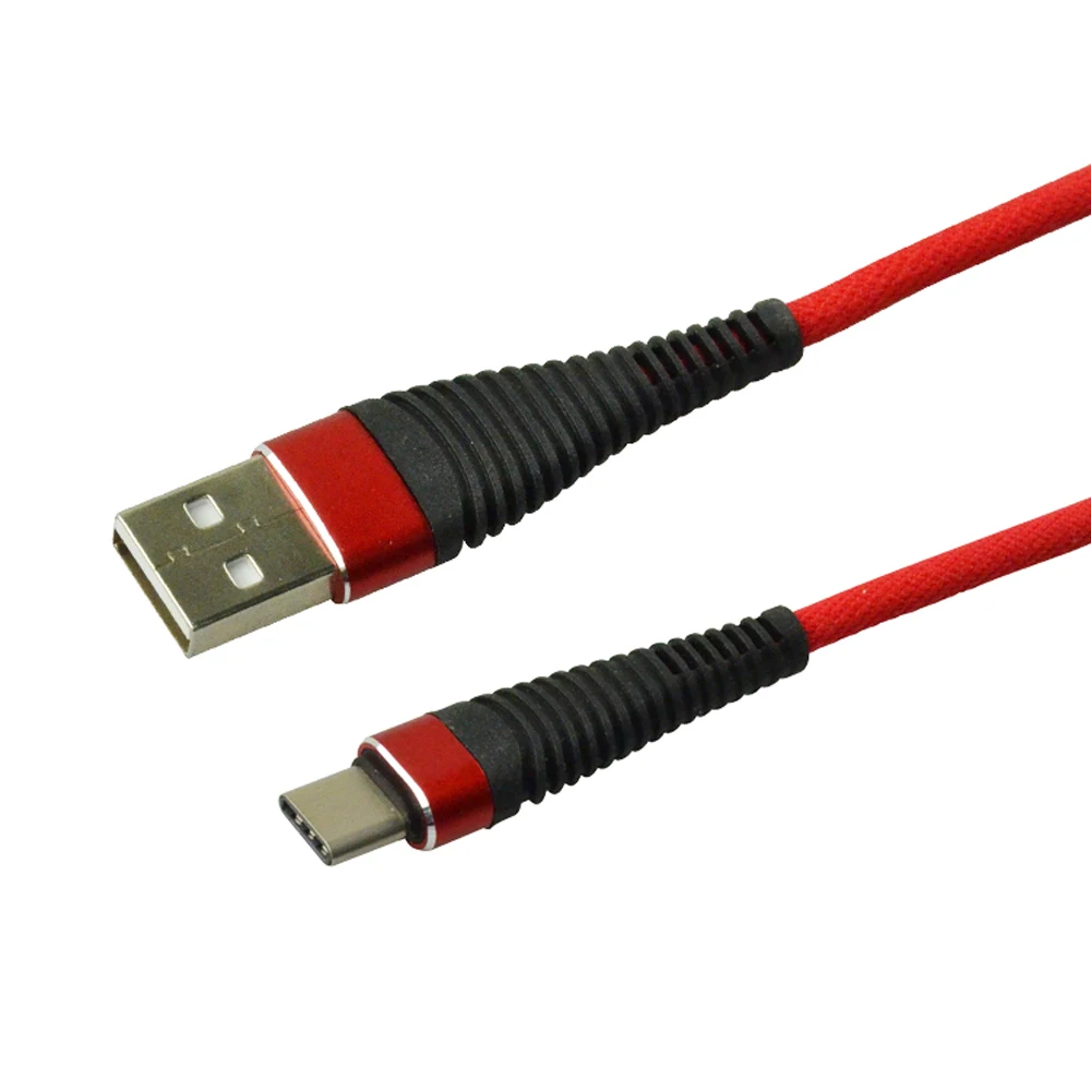 SIPU Новый Стиль Usb 2,0 Type C кабель для передачи информации, кабель для быстрой зарядки Usb Type-c кабель Usb кабель с нейлоновой оплеткой Usb a и типа C для зарядки и переноса данный кабель ПВХ CN;GUA