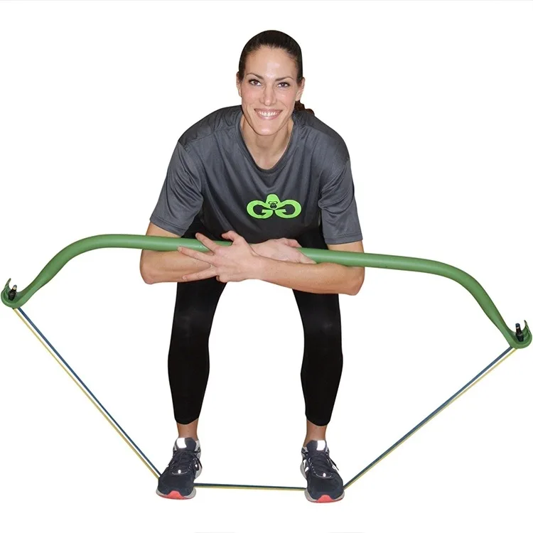 Portable Home Gym Resistance Bands Equipment System 6 Resistance Band Weightlifting Training Kit Bow and arrow fitness