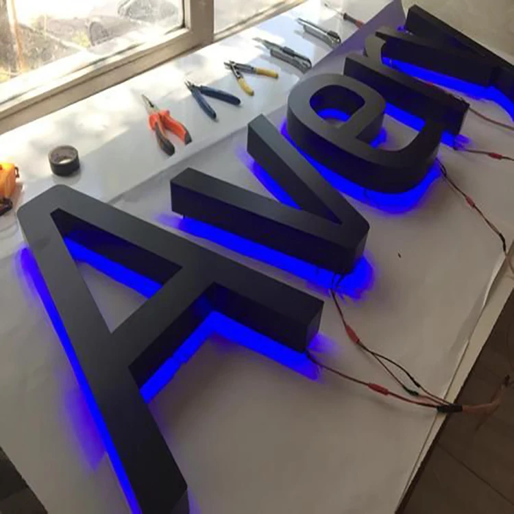  Chinahoo стена rgb матовая Двусторонняя светодиодная подсветка логотип акриловые знаки для