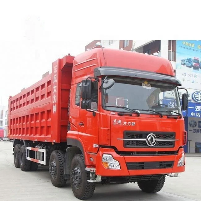 DONGFENG 8x4 12 wheel heavy duty 375hp Mining Transport Dump Trucks For Sale