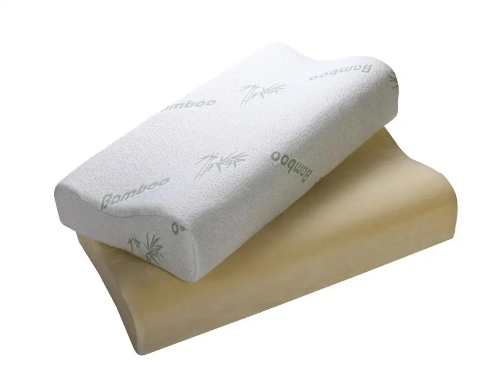 
Bed hotel Knitted Jacquard fabric slow rebound memory foam bamboo pillow 