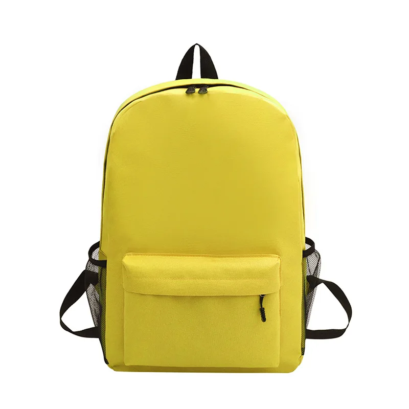 Customizable Logo Pattern Printed Primary Secondary School Students Backpack Promotional School Bag
