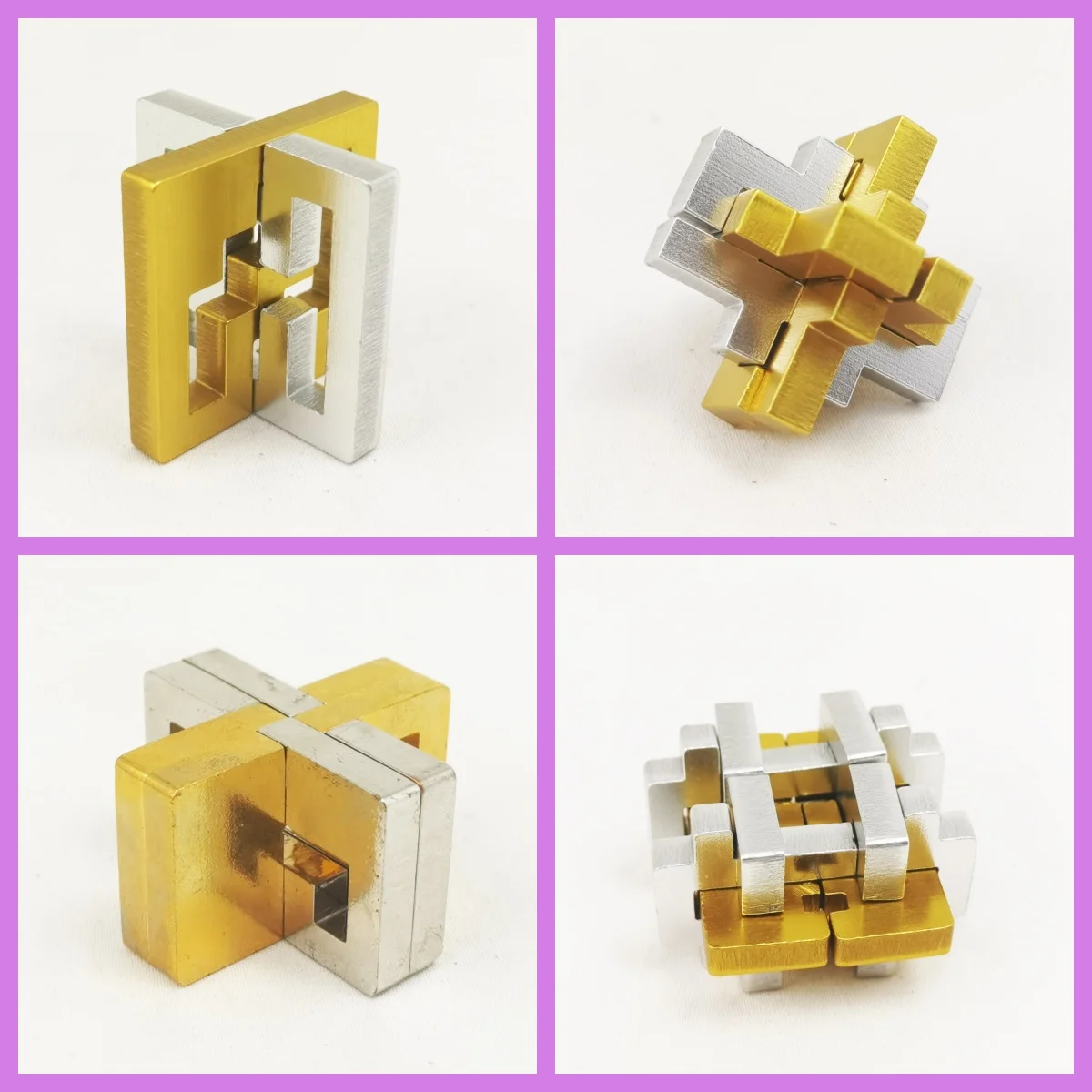 3D IQ высокое качество Luban замок интеллектуальная забавная головоломка с ручным управлением металлический мозг упражнения на заказ напечатанная модель для подарка