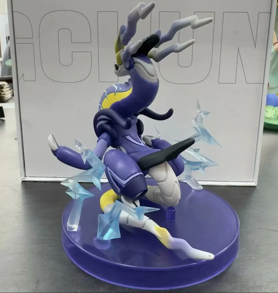 Wholesale high-quality PVC material small vermilion purple divine beast ancient Leyton and Mileton ornament model figurines