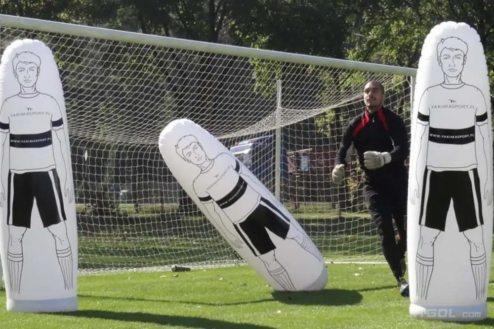 Inflatable soccer training dummy inflatable soccer dummy for sale