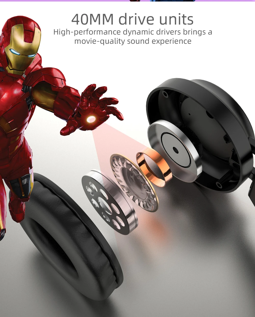 Factory Hot Sales LED Cat Ears Headset Gaming Cute Style Live Noise Cancelling Wireless Headset Earphones