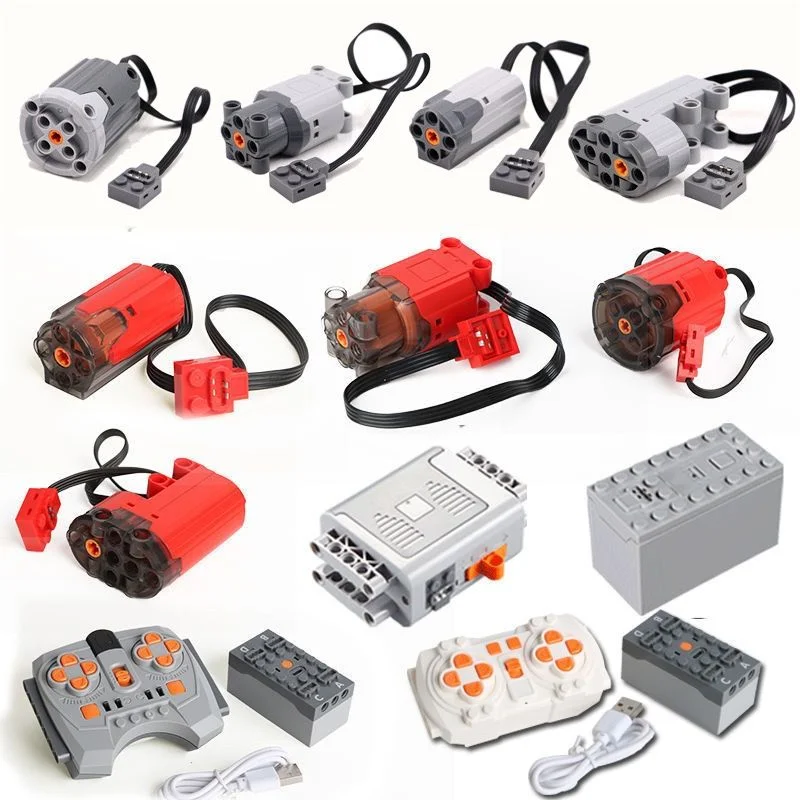 Wholesale of Technology Components Motor Power Supply and Power Components DIY Lithium Battery Remote Control Building Block Toy